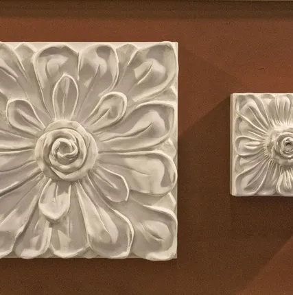 Фото №0 БР-057 Барельеф «Цветок малый 3» (Изд. №57)