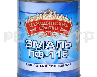 фото Эмаль ПФ-115  0,8кг черная ЦАРИЦЫНСКИЕ КРАСКИ (14/700) П