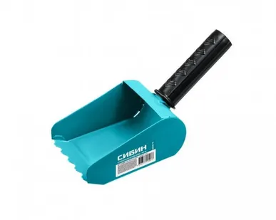 фото Кельма-ковш СИБИН с резиновой рукояткой 100 мм.