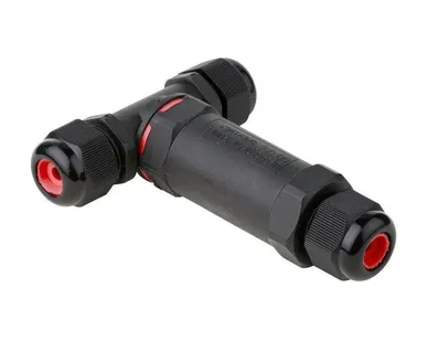 фото Коннектор кабельный Т-образный (клеммник 5PIN) IP68 FreeTools EKF plc-uac-cb5T