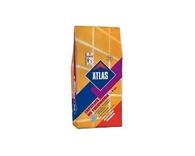 фото Затирка д/плиточных швов Аtlas (2кг) от 1-5мм., белая 001