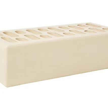 Фото №0 Кирпич лицевой керамический Белый пустотелый одинарный