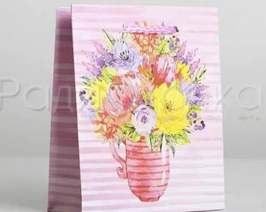 фото Пакет ламинированный With love, S 12 х 15 х 5,5 см