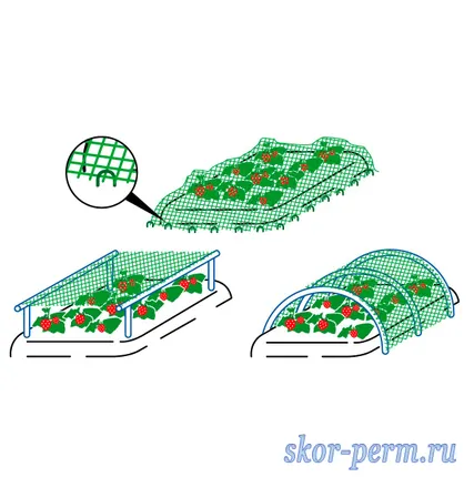 Фото №3 Сетка пластиковая, ячейка 6х6 мм квадрат, 2,0х10 м (20 м2), хаки (от птиц)