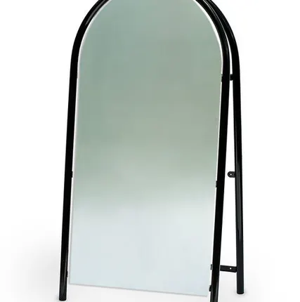 Фото №0 Штендер Арочный 1300 х 660 с рекламным полем. Цвет чёрный.