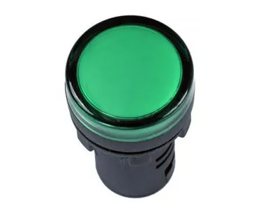 фото Лампа A22DS LED матрица 22мм зеленая 24В AC/DC  IEK