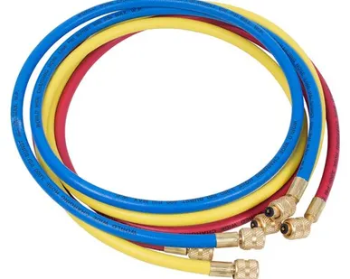 фото МАСТАК Шланг заправочный для фреона 1/4"SAE х1/4"SAE, 0,9 м 105-61010