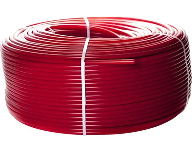 фото Труба из сшитого полиэтилена с кислородным слоем,16х2,0 (бухта 100 метров) STOUT PEX-a, красная