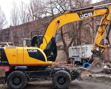 фото Аренда колесного экскаватора JCB JS 160W, Санкт-Петербург