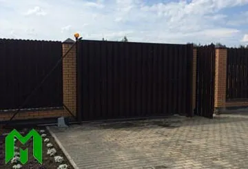 фото Автоматические откатные ворота