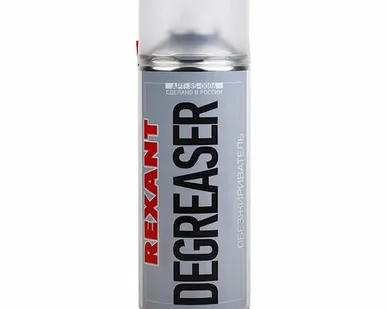 фото Аэрозоль для электроники Rexant Очиститель обезжириватель DEGREASER, REXANT, 400 мл, аэрозоль (85-0006)