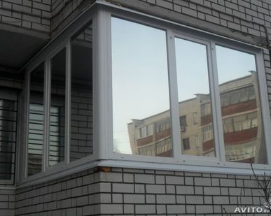 фото Остекление ПВХ рамами балконов и лоджий