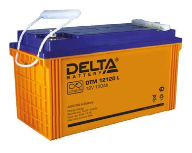 фото Аккумулятоp Delta DTM L 12120 [ 12В, 120Ач ]