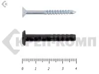 Фото №0 Дюбель-гвоздь борт грибовидный 6х40 KREP-KOMP (200шт)