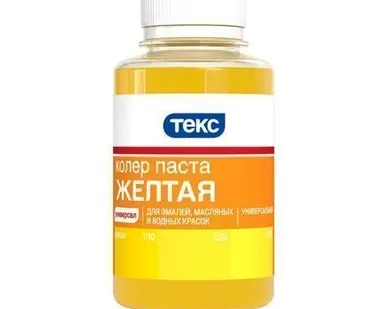 фото Колорант Текс №3 универсальный желтый 0.1 л