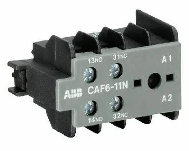 фото CAF6-11E Контакт фронтальный 1Н3+1НО для B(C)6-, B(C)7-40-00, VB(C)...(A) ABB, GJL1201330R0002