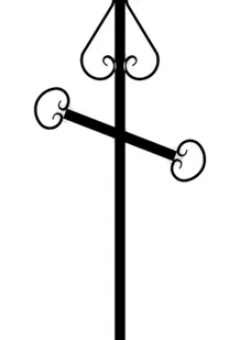фото Крест кованый КК-4