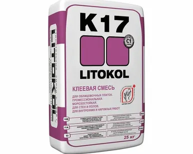 фото Клей для плитки Litokol K17 25 кг