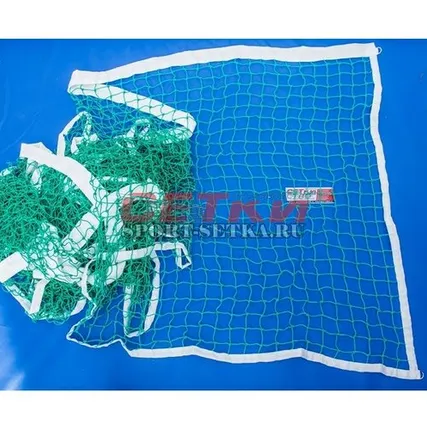 Фото №0 Сетка для большого тенниса, Д 2,2 мм, парашютная стропа 50 мм