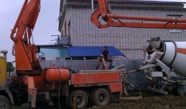 фото Услуги автобетононасоса