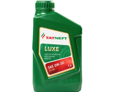 фото Масло моторное синтетическое Татнефть LUXE 0W-30 1 л 0W-30