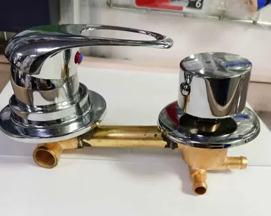 фото Смеситель 3-режим 120 мм (хомут) (для душ.каб) DC6313МГ/6363МГ