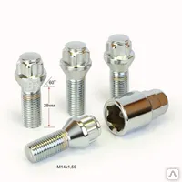 Фото №0 Набор болтов секретных М 14х28х1,5 5 лучей, блистер 4+1 (374110Н1)