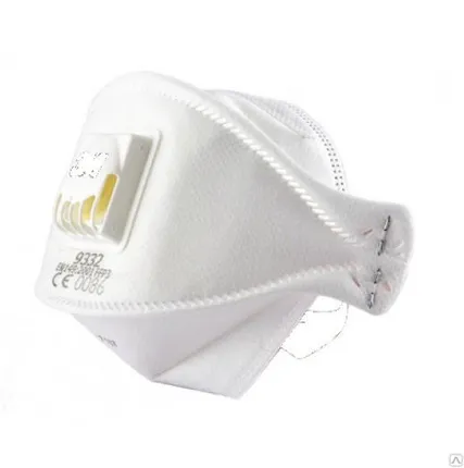 Фото №0 РЕСПИРАТОР 3М 9332 уп 10/120