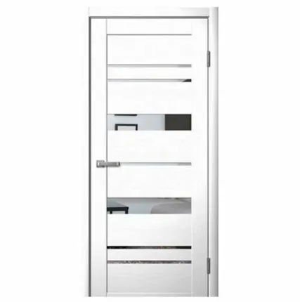 Фото №0 Дверь межкомнатная 283 (La Stella) зеркало, экошпон, Макиато 2000х800мм