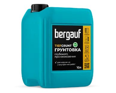 фото Грунтовка БЕРГАУФ TIEFGRUNT гл/пр для вн/нар /5 кг/128 шт/