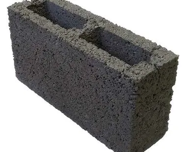 фото Керамзитоблок перегородочный пустотелый 390*90*188 1/180шт 1/6,6кг