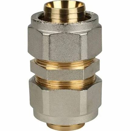 Фото №0 Муфта STOUT соединительная 32x32 для металлопластиковых труб винтовой