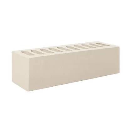 Фото №0 Кирпич лицевой керамический Белый пустотелый Евро 0,9 НФ