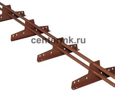 фото Снегозадержатель трубчатый ЭКОНОМ 3м. RAL PP32