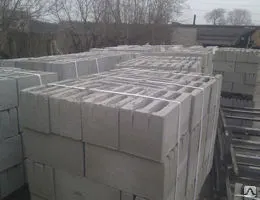 Фото №0 Камень стеновой керамзитовый полнотелый 50% размер 188х190х390