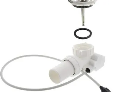 фото Набор доукомплектации клапаном-автоматом Blanco нержавеющая сталь/белый 118979