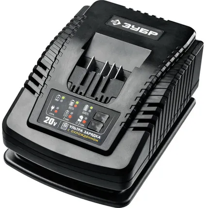 Фото №0 Устройство зарядное Зубр для Li-Ion АКБ 20В, 6А, тип T7, RT7-20-6