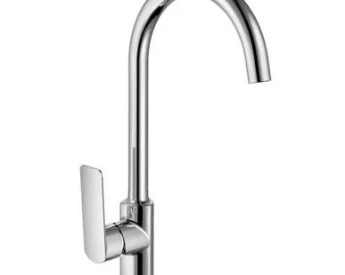 фото смеситель для кухни GOLDEN FOX St.James латунь хром