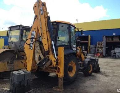 фото Аренда экскаватора погрузчика JCB в Троицке