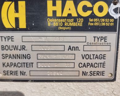 фото Гильотина гидравлическая haco HSL 3013 Бельгия
