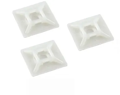 фото Площадка самоклеящаяся Ripo для крепления стяжек (28x28 мм) (100 шт)