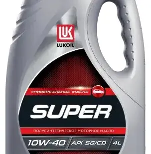 фото Моторное масло LUKOIL 19192 10W-40 полусинтетическое 4 л