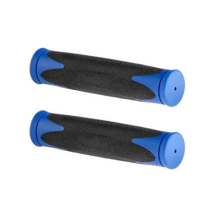 Фото №0 Ручки руля (грипсы) 120мм, синие/красные/зелёные