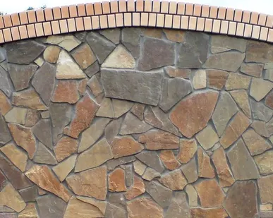 фото Камень облицовочный натyральный песчаник серо-зеленый толщина 15мм