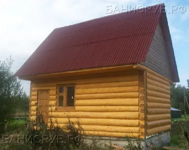 фото Сруб бани 6х4