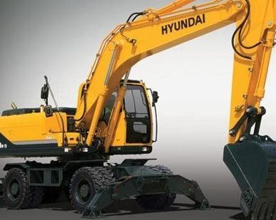 фото Аренда  экскаватора колесного HYUNDAI 210. Свежий 2015 г.в.