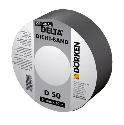 Фото №0 Лента уплотнительная для контробрешетки DELTA-DICHT-BAND D 50, 50мм*10м