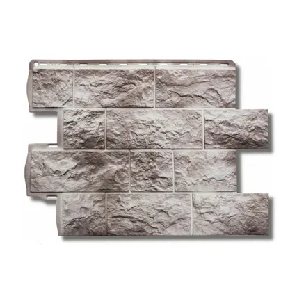 Фото №0 Фасадная панель (АП) "ТУФ" Исландский 795*591 мм (раб.размер 670*555)