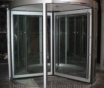фото Автоматические вращающиеся двери