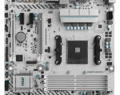 фото Материнская плата Socket-AM4 MSI B350M MORTAR ARCTIC, AMD 
B350 (4xDDR4, 2x